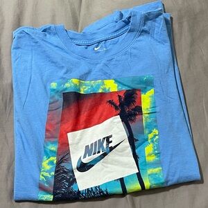 Nike Blue Dynamic Short Sleeve Tees